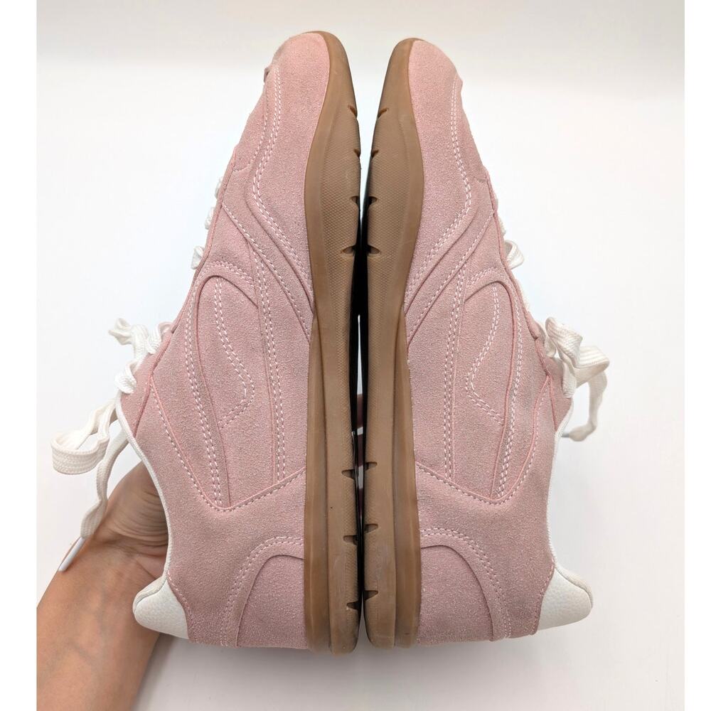 Berness Lara Low Top Sneakers Shoes Round Toe Women's Pink Size US10 EU40.5 - Picture 9 of 11